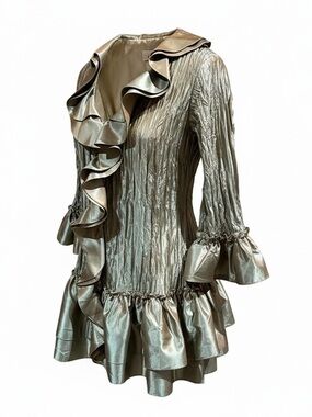 Jerry T vintage 90s Y2K crinkle dress